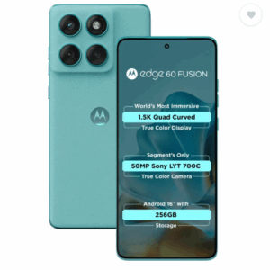 MOTOROLA Edge 60 Fusion 5G (PANTONE Amazonite, 256 GB) (8 GB RAM)